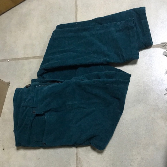 Patagonia dark teal fitted corduroy pants - Picture 3 of 6